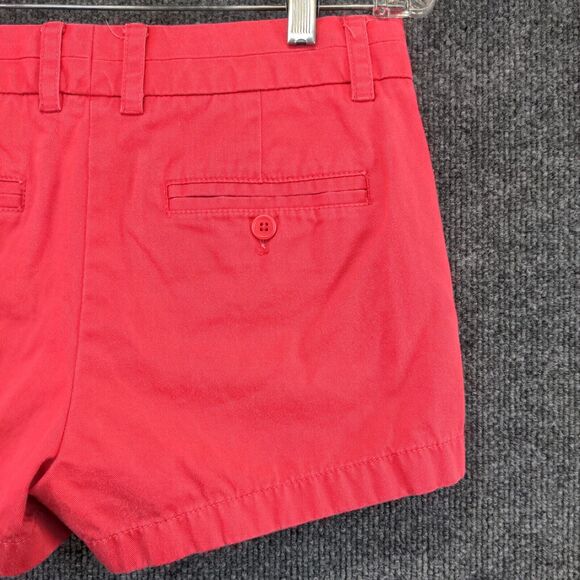J. Crew Womens Chino Shorts Pink Size 2 Slash Pockets Cotton - Picture 9 of 11